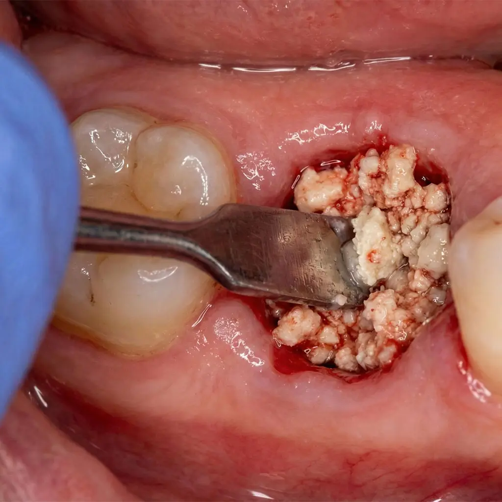 Bone grafting and extraction preparation model